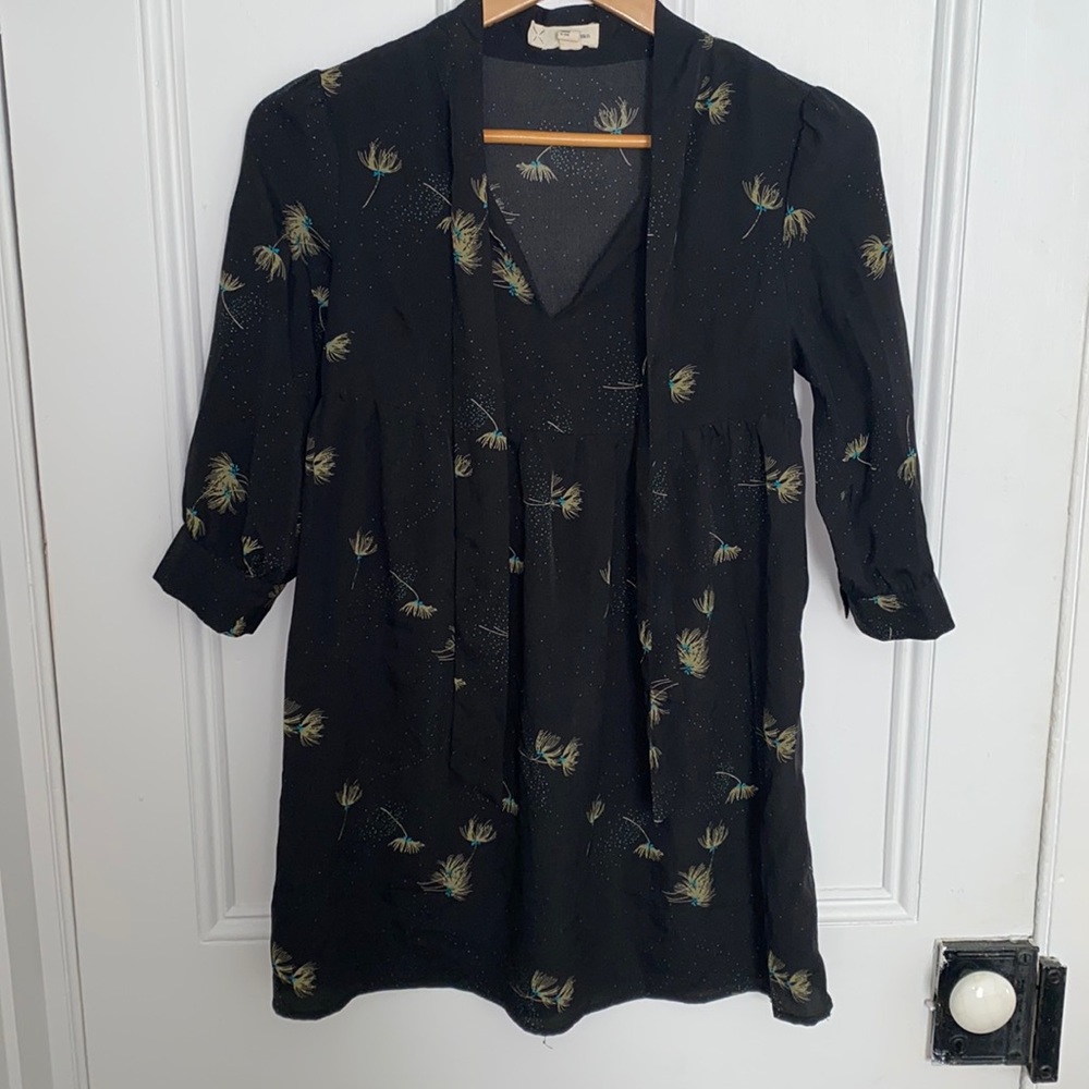 UO Pins & Needles Dandelion Babydoll Dress